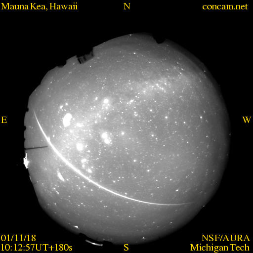 APOD: 2001 November 19 – A 2001 Leonids Meteor Shower Fireball