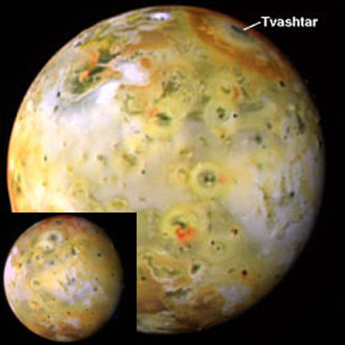 APOD: 2001 October 16 – A Newly Active Volcano On Jupiters Io