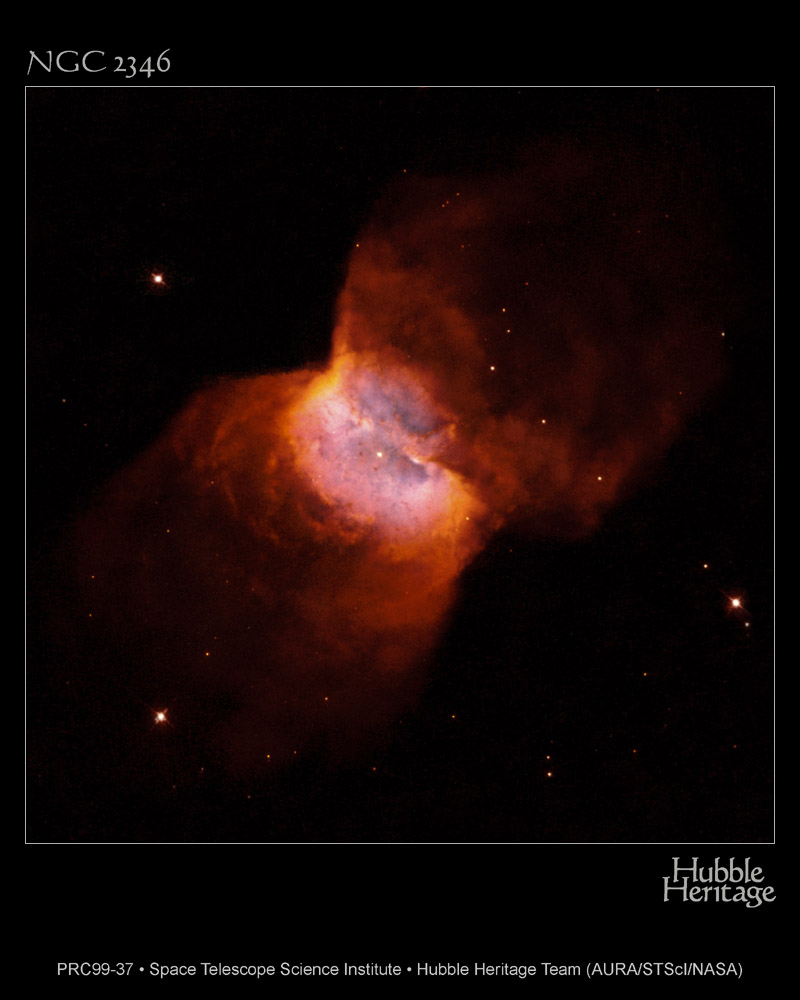 APOD: 2001 October 28 – NGC 2346: A Butterfly-Shaped Planetary Nebula