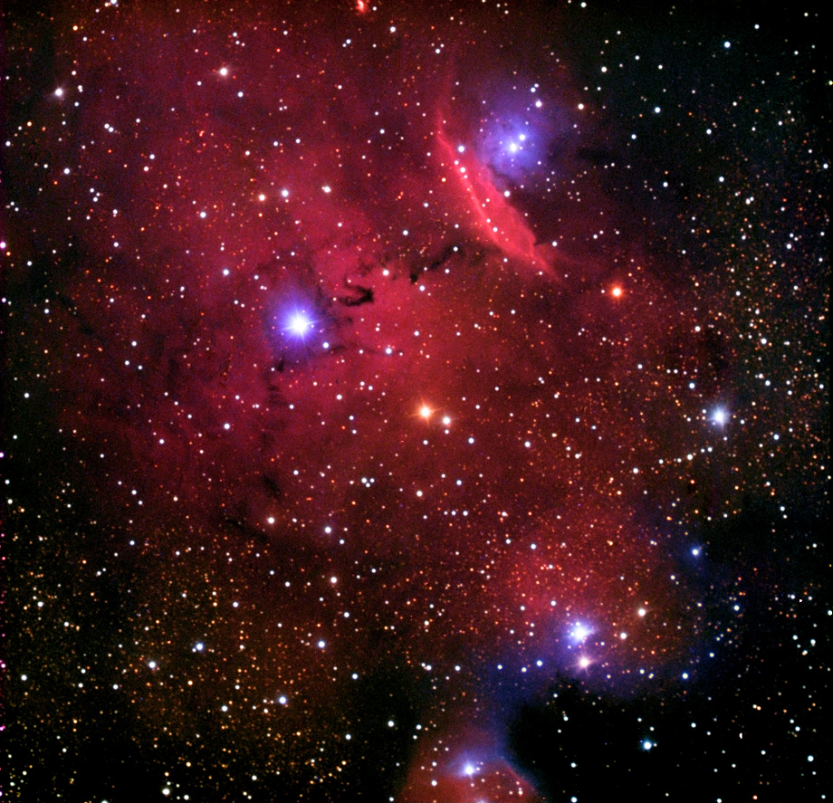 APOD: 2001 October 23 – Emission and Reflection in NGC 6559