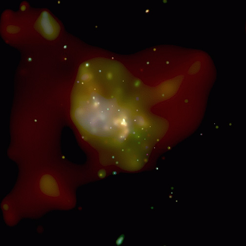 APOD: 2001 September 10 – Galactic Center Flicker Indicates Black Hole