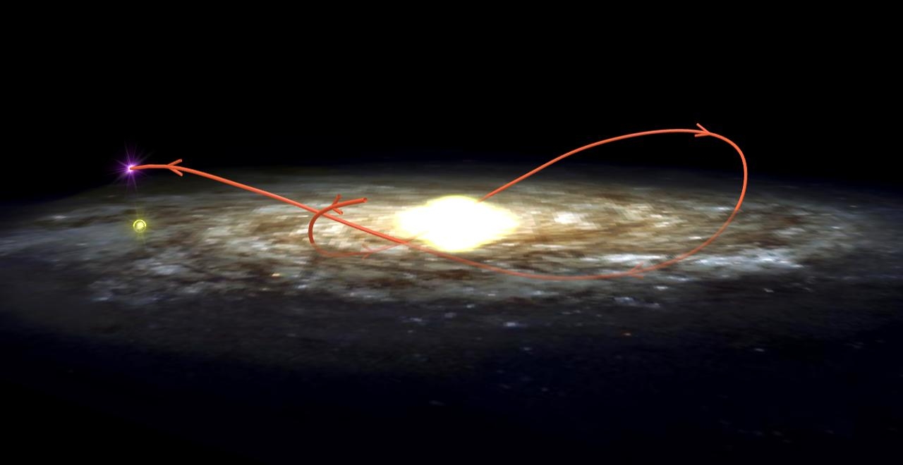 APOD: 2001 September 21 – Where a Black Hole Roams