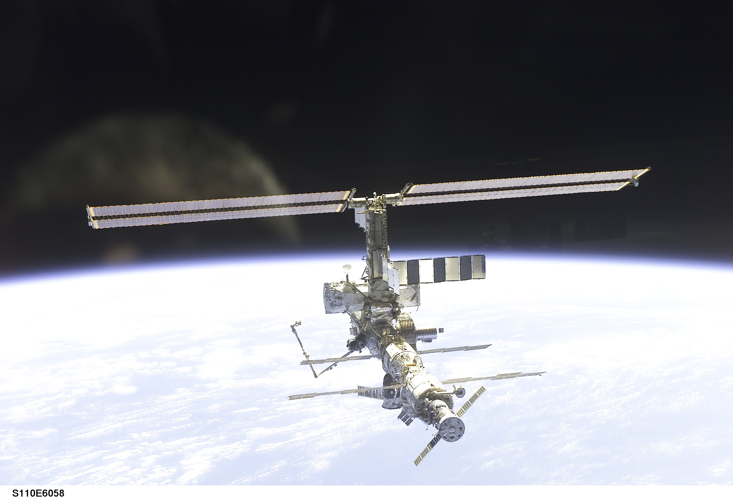 APOD: 2002 April 23 – The Newly Expanded International Space Station