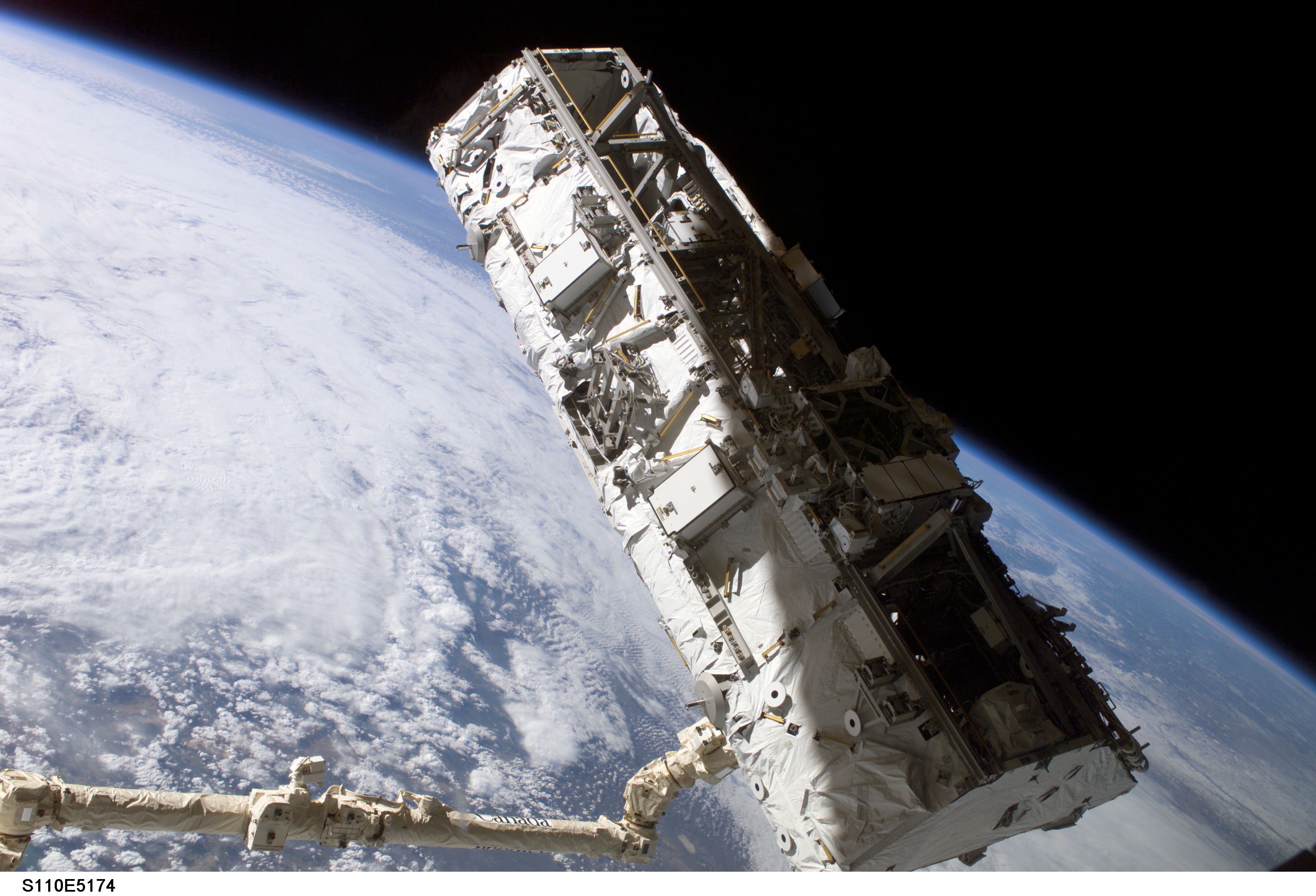 APOD: 2002 April 15 – A New Truss for the International Space Station