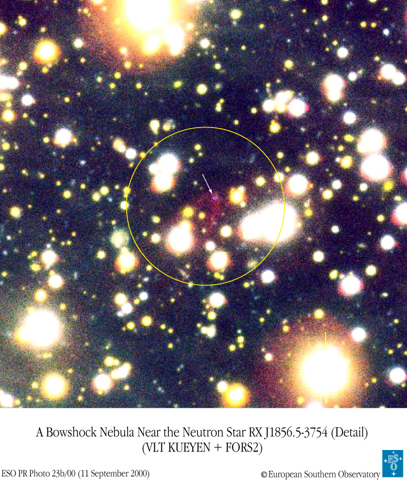 APOD: 2002 April 14 – RX J185635-375: Candidate Quark Star