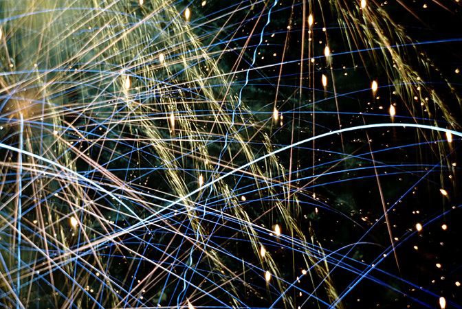 Fireworks and Shooting Stars — APOD for 2002-08-09