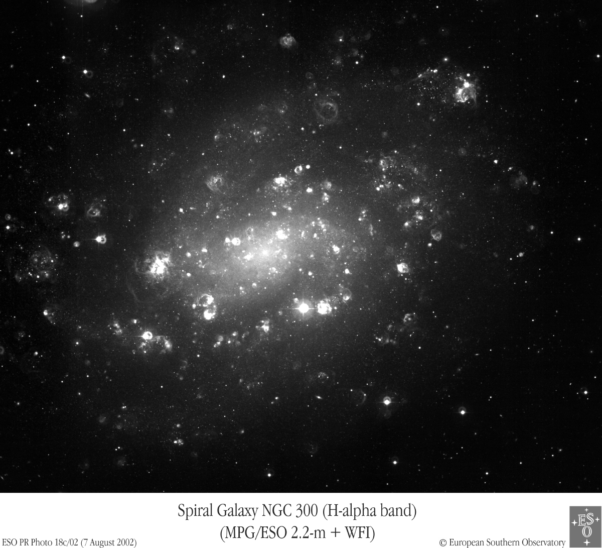 APOD: 2002 August 22 – Shell Game in NGC 300