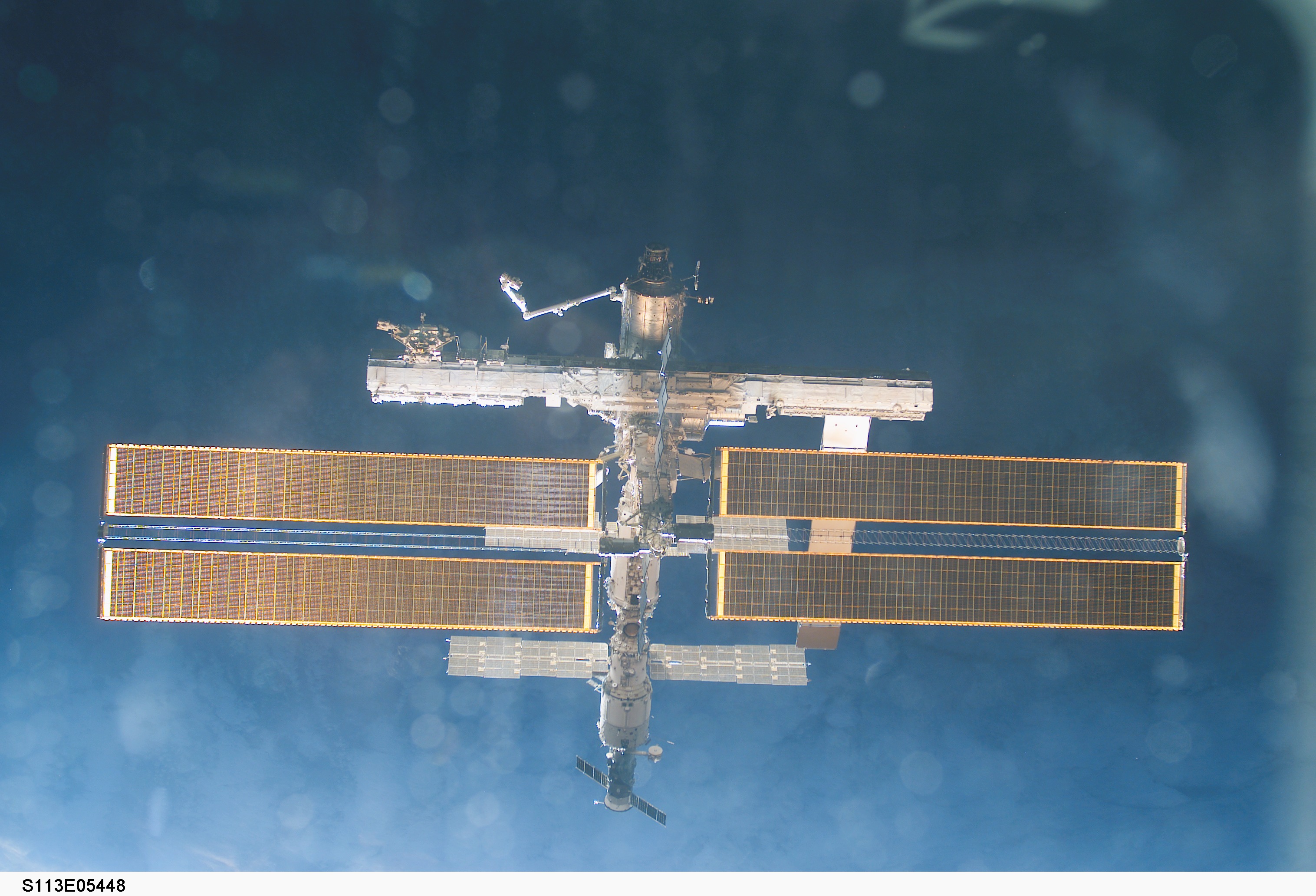 APOD: 2002 December 8 – The International Space Station Expands Yet Again