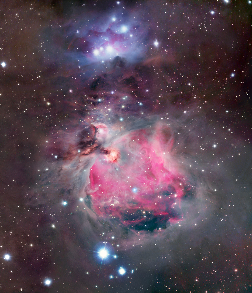 APOD: 2002 December 20 – Colorful Clouds of Orion