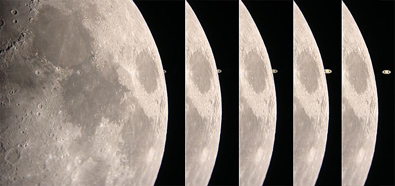 APOD: 2002 February 22 – Saturn at the Lunar Limb