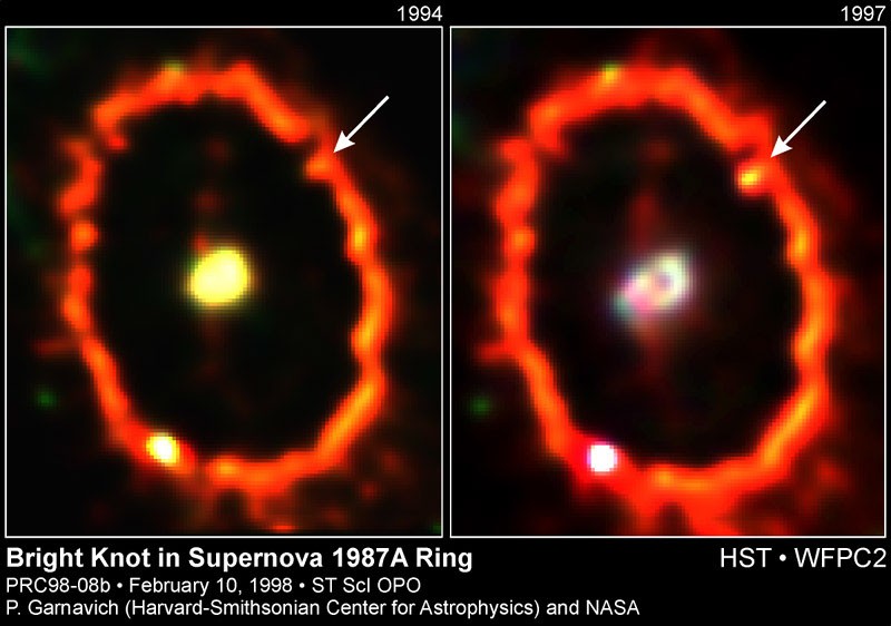Shocked by Supernova 1987A — APOD for 2002-02-23