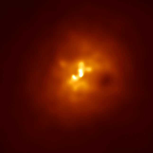 APOD: 2002 January 16 – Abell 2597 s Cosmic Cavities