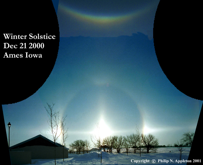 APOD: 2002 January 14 – Sun Halo at Winter Solstice