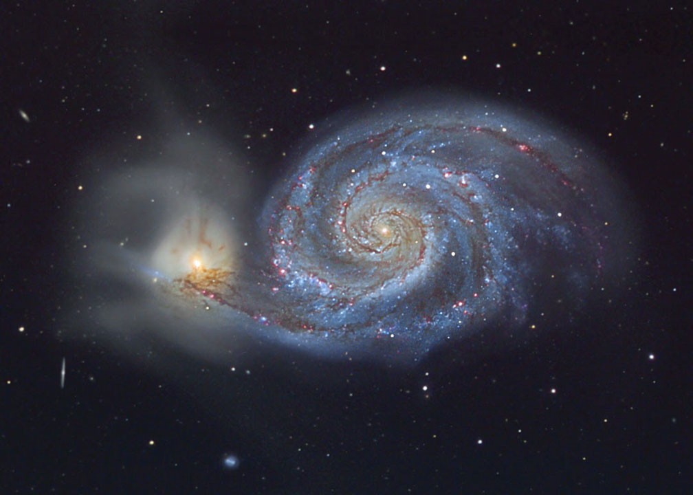 M51: Cosmic Whirlpool — APOD for 2002-07-10