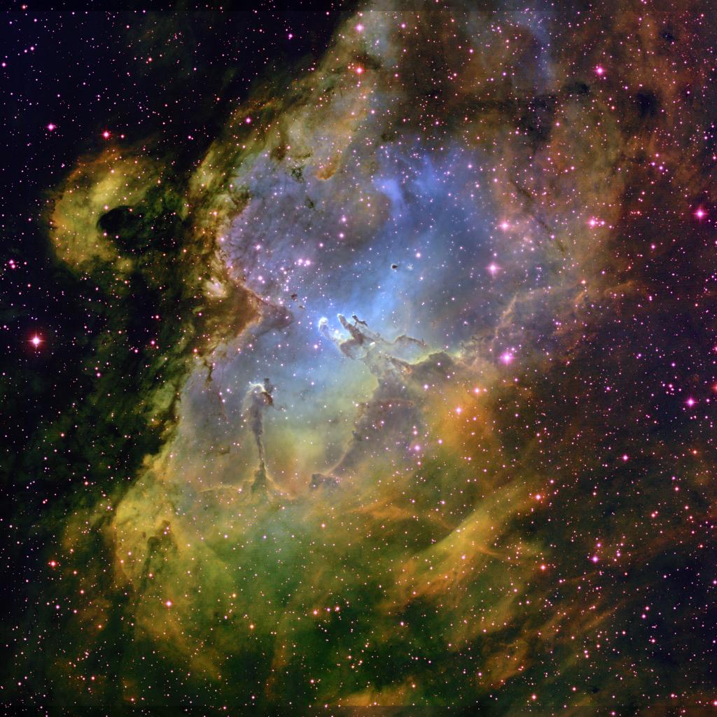 APOD: 2002 June 11 – Inside the Eagle Nebula