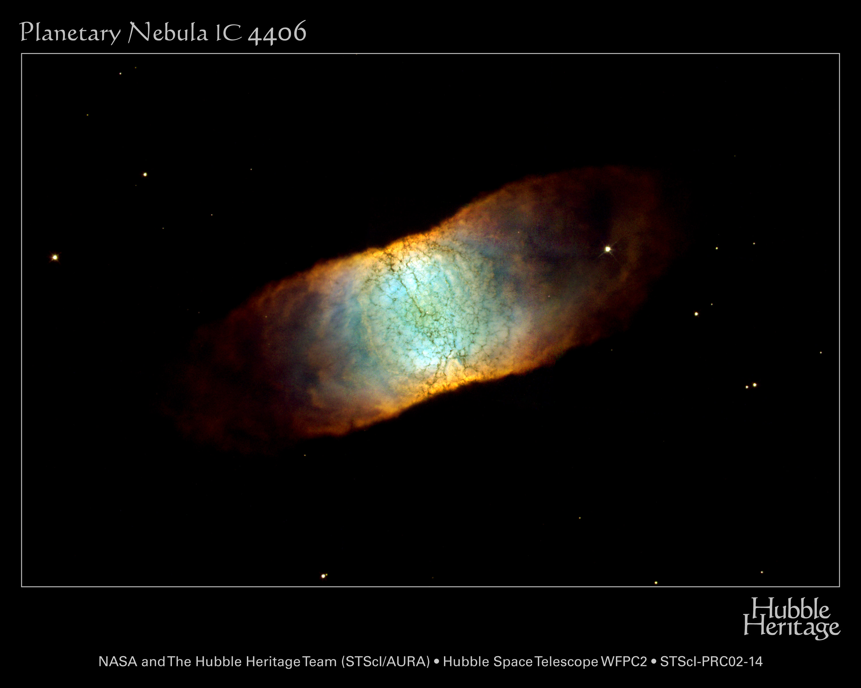 APOD: 2002 June 18 – IC 4406: A Seemingly Square Nebula