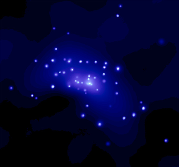 APOD: 2002 June 17 – NGC 4697: X-Rays from an Elliptical Galaxy