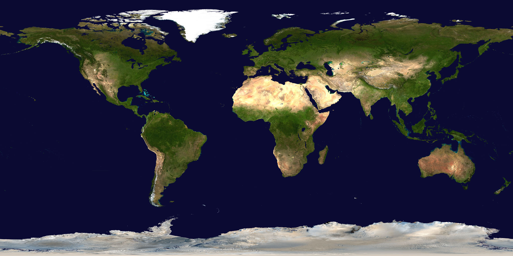 APOD: 2002 March 5 – Earth in True Color
