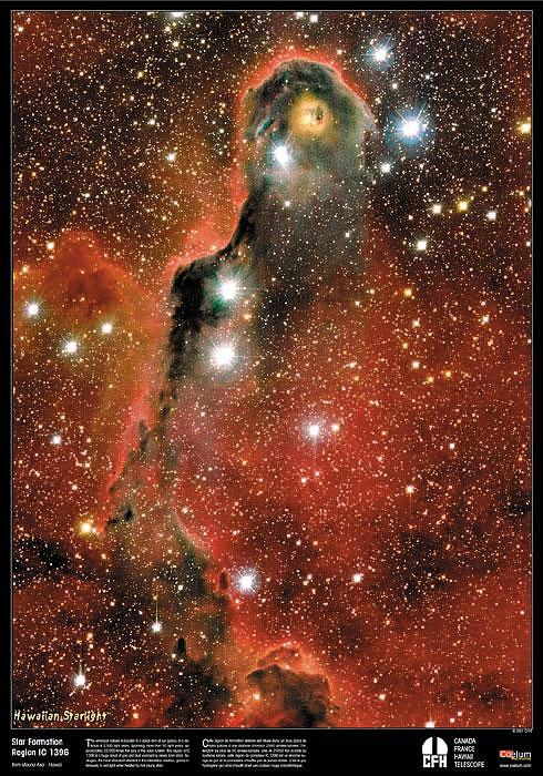 APOD: 2002 March 25 – An Unusual Globule in IC 1396