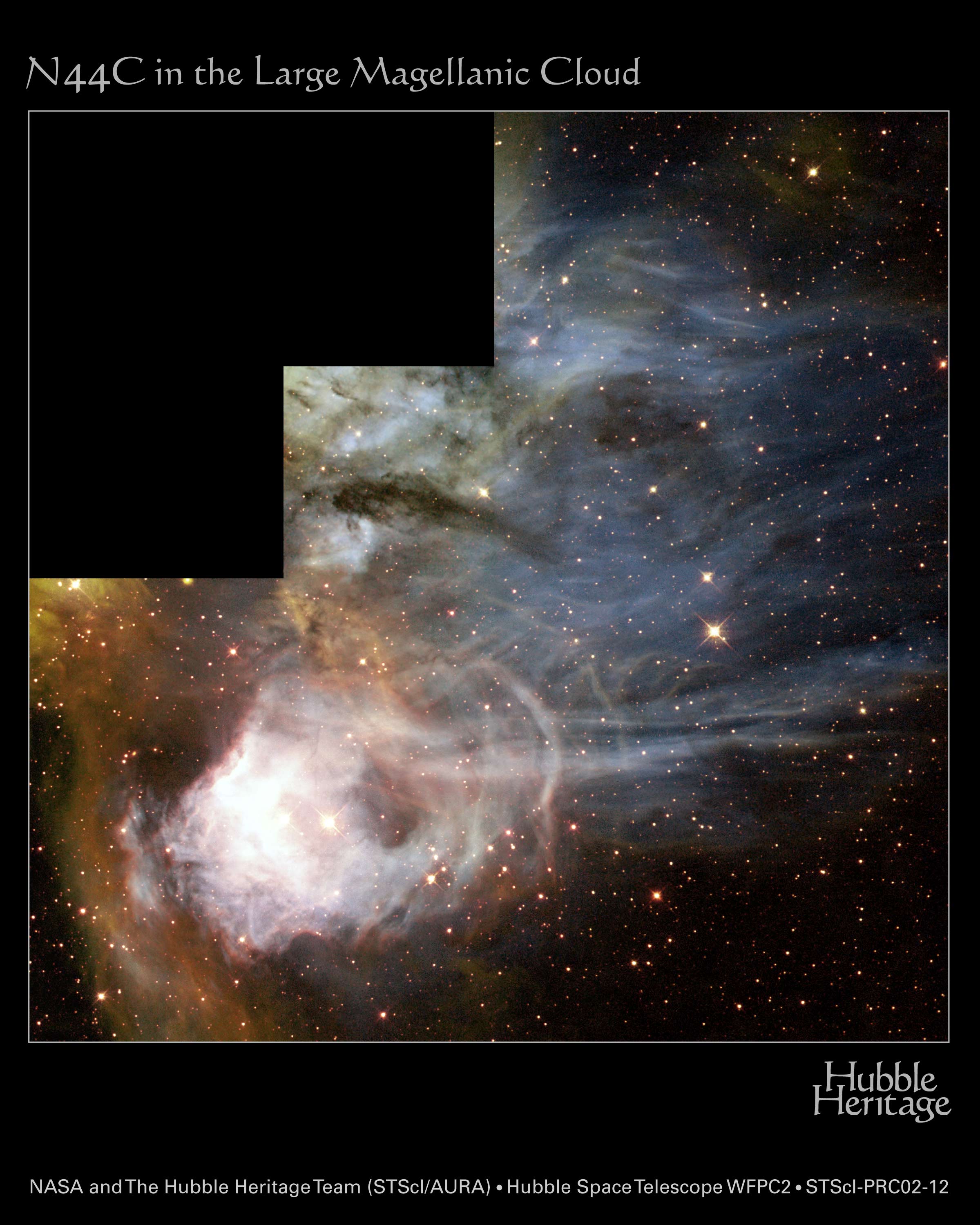 APOD: 2002 May 14 – N44C: A Nebular Mystery