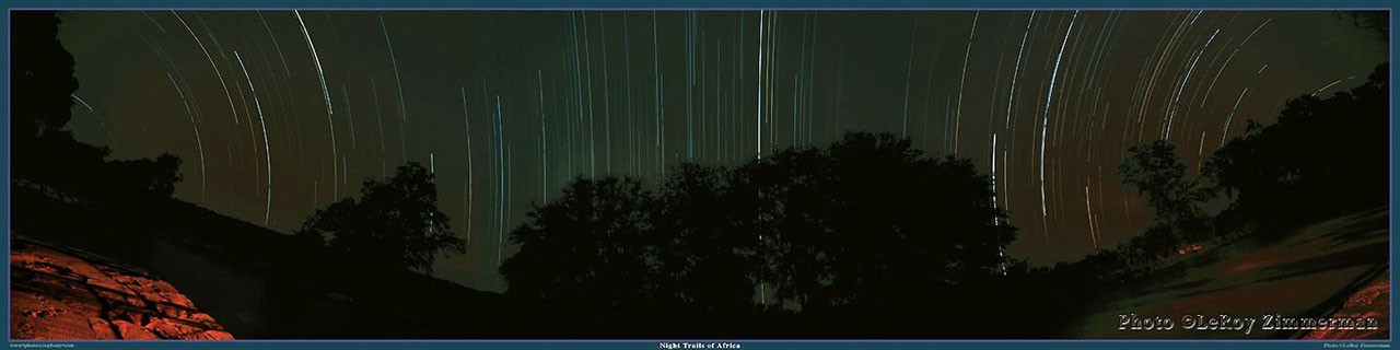 Night Trails of Africa — APOD for 2002-11-15