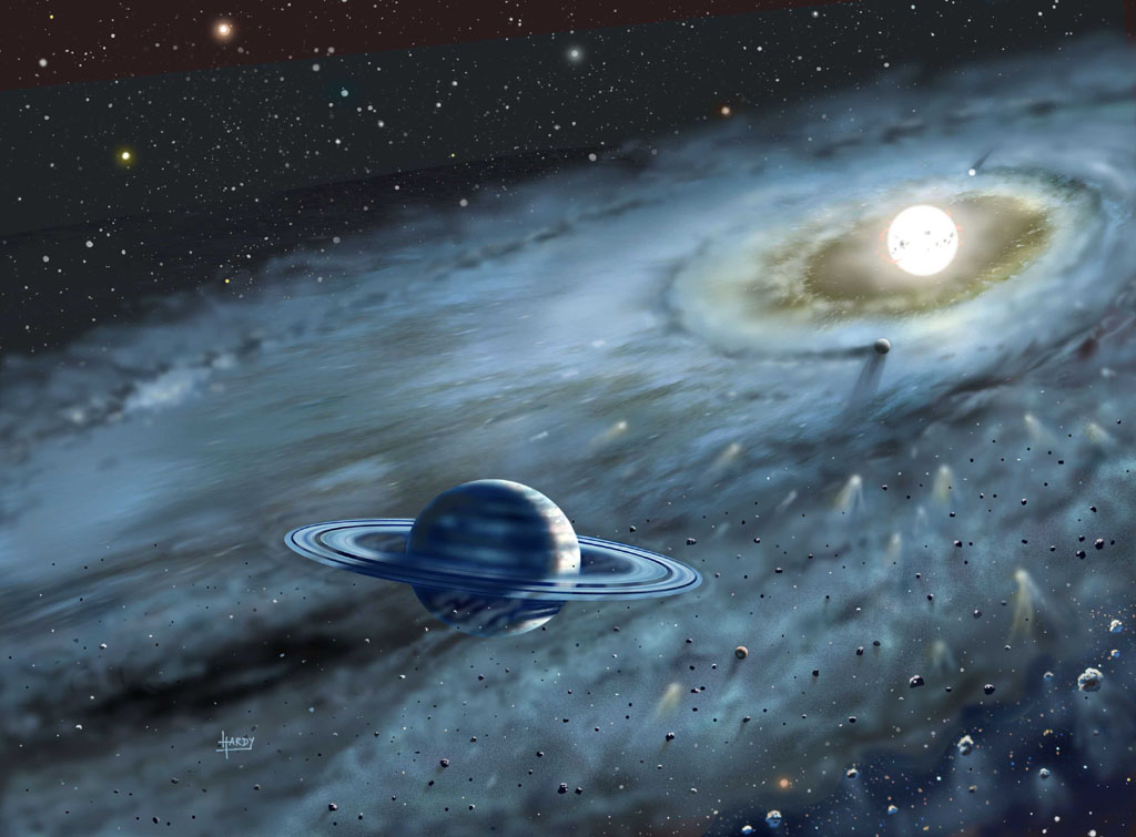 APOD: 2002 October 11 – Fomalhaut Dust Disk Indicates Planets