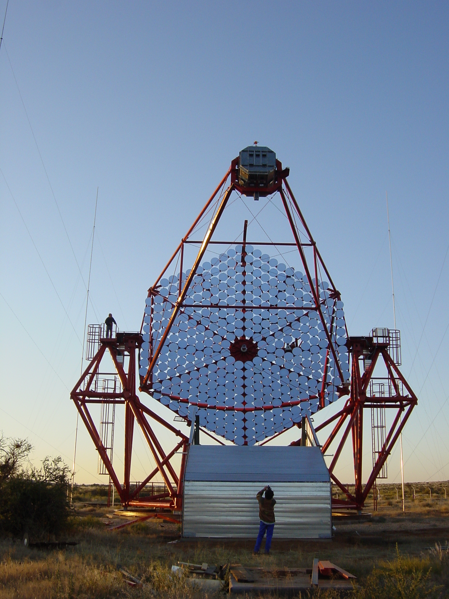 APOD: 2002 September 6 – HESS Gamma Ray Telescope