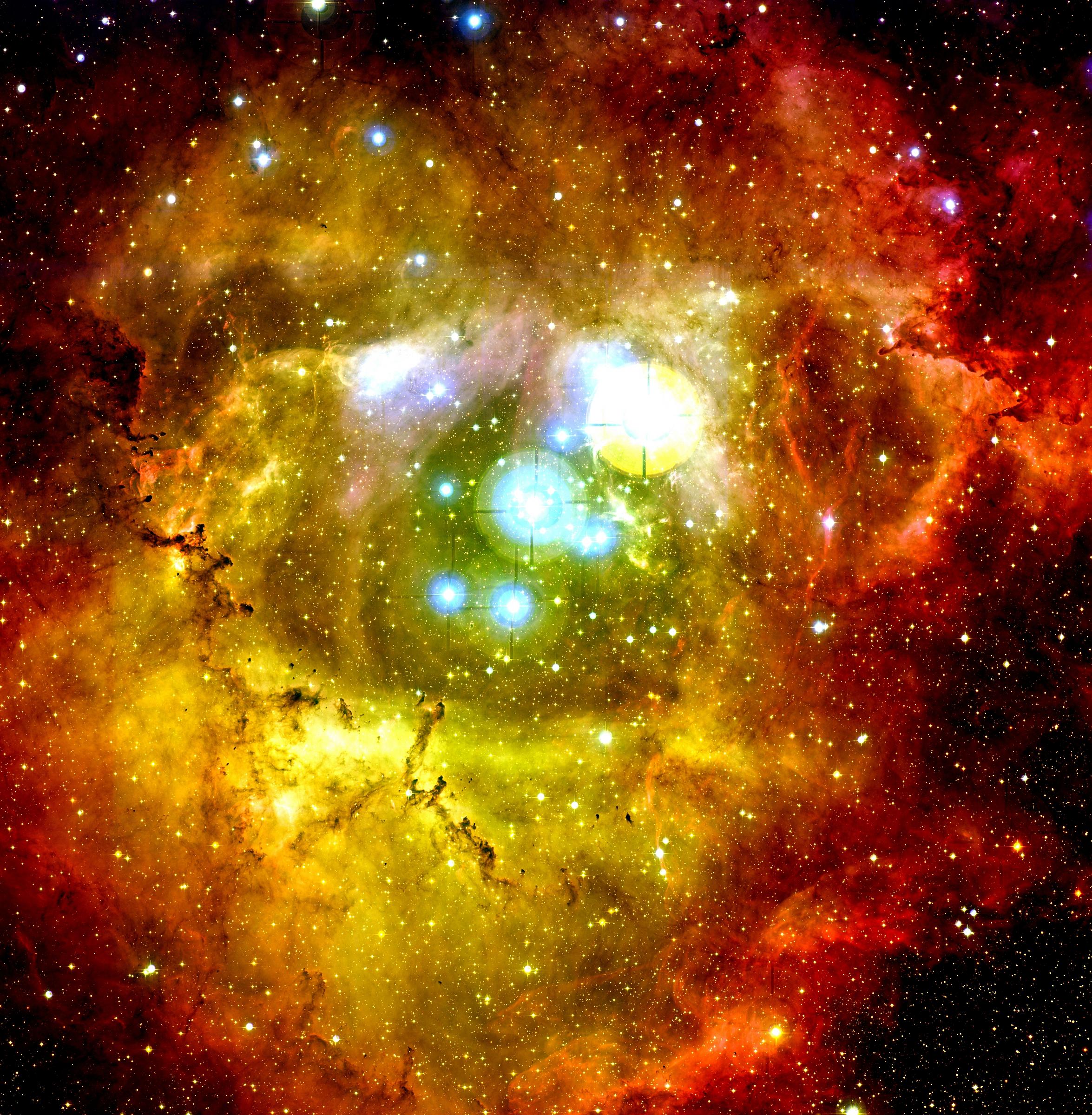 APOD: 2003 April 29 – In the Center of the Rosette Nebula
