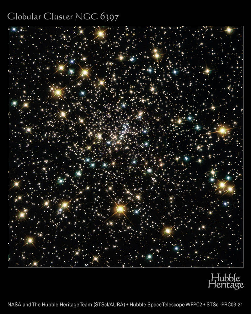 APOD: 2003 August 8 – Blue Stragglers in NGC 6397