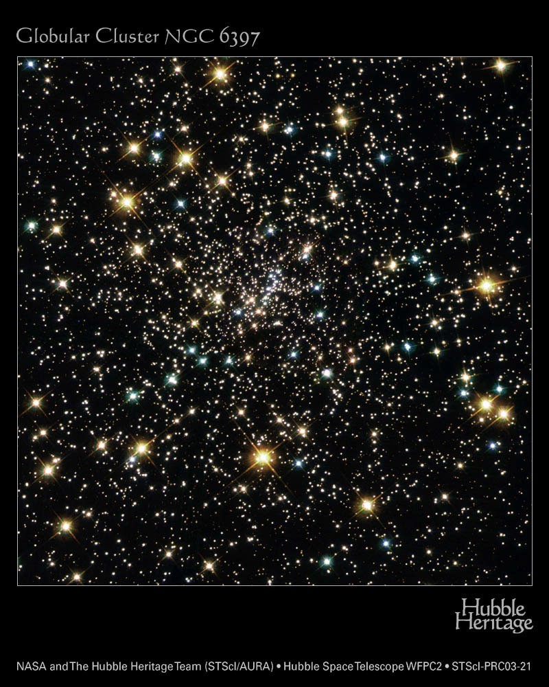 Blue Stragglers in NGC 6397 — APOD for 2003-08-08