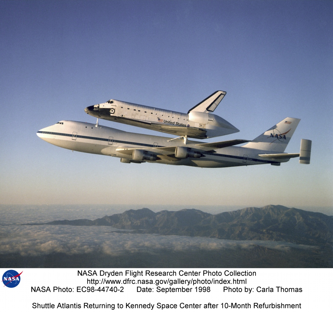 APOD: 2003 August 5 – Shuttle Ferry