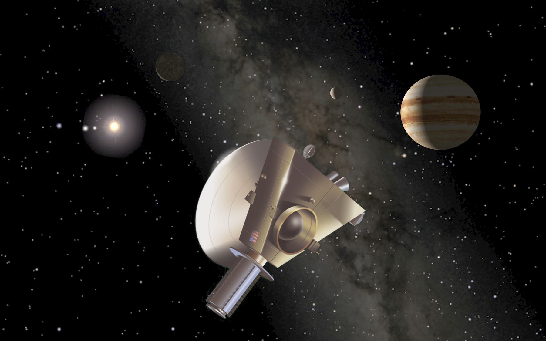 APOD: 2003 December 4 – New Horizons at Jupiter