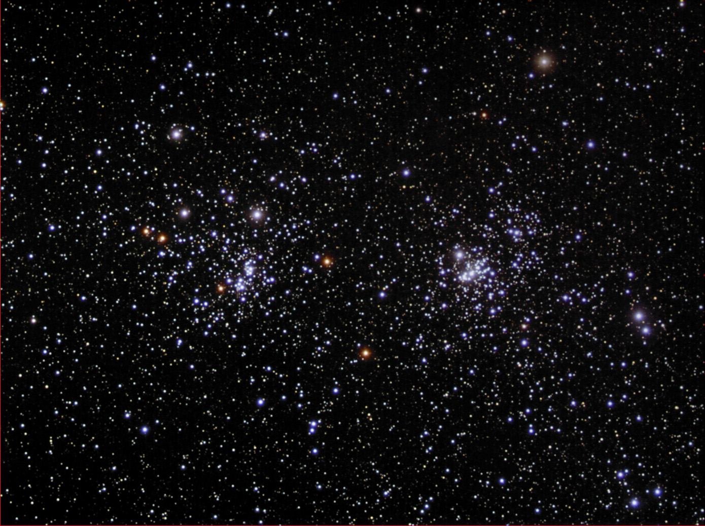 APOD: 2003 December 2 – NGC 869 and NGC 884: A Double Open Cluster