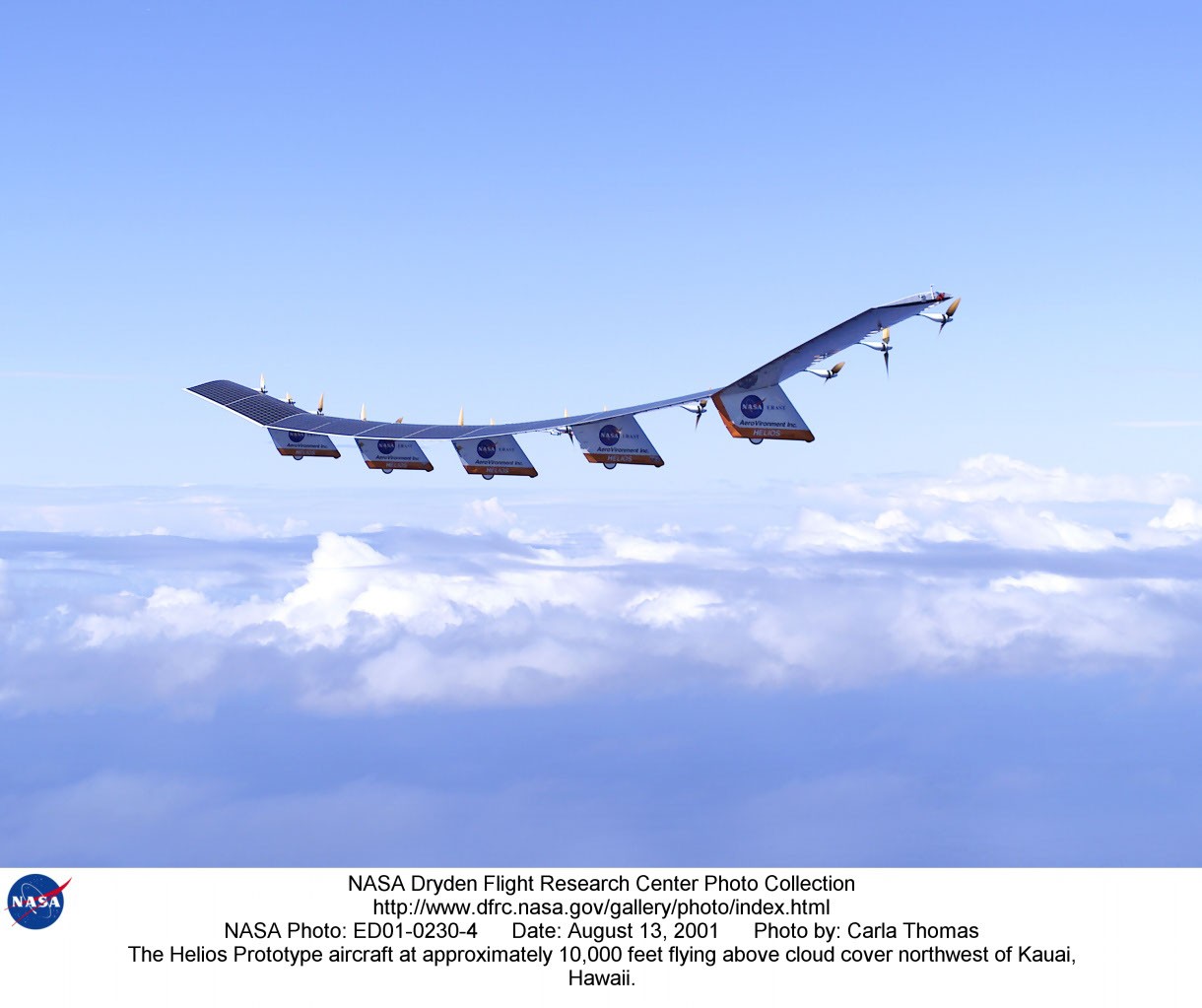 The Flight of Helios — APOD for 2003-12-20