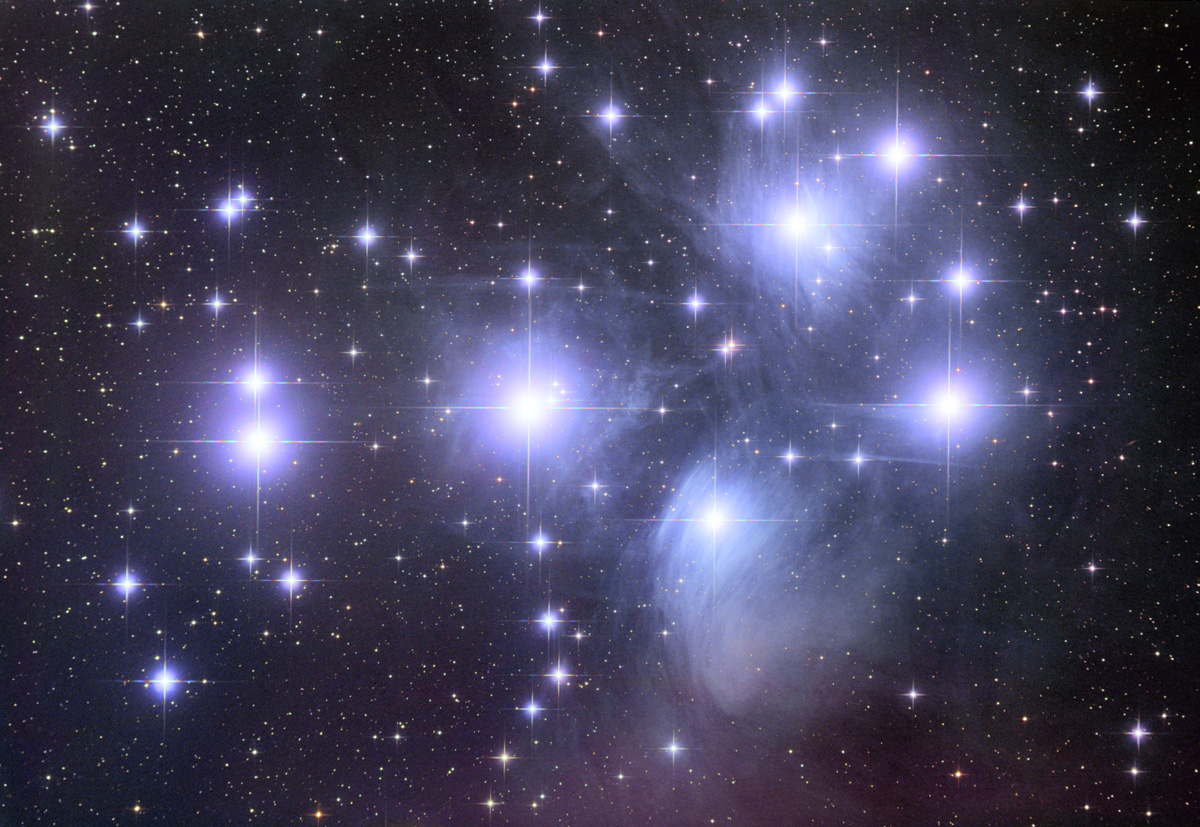APOD: 2003 December 27 – The Pleiades Star Cluster
