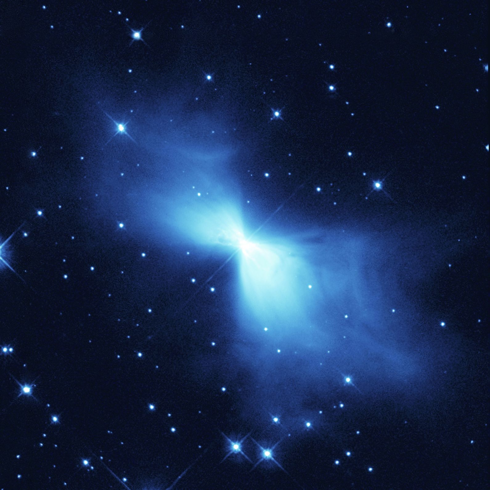 APOD: 2003 February 20 – Cold Wind from the Boomerang Nebula