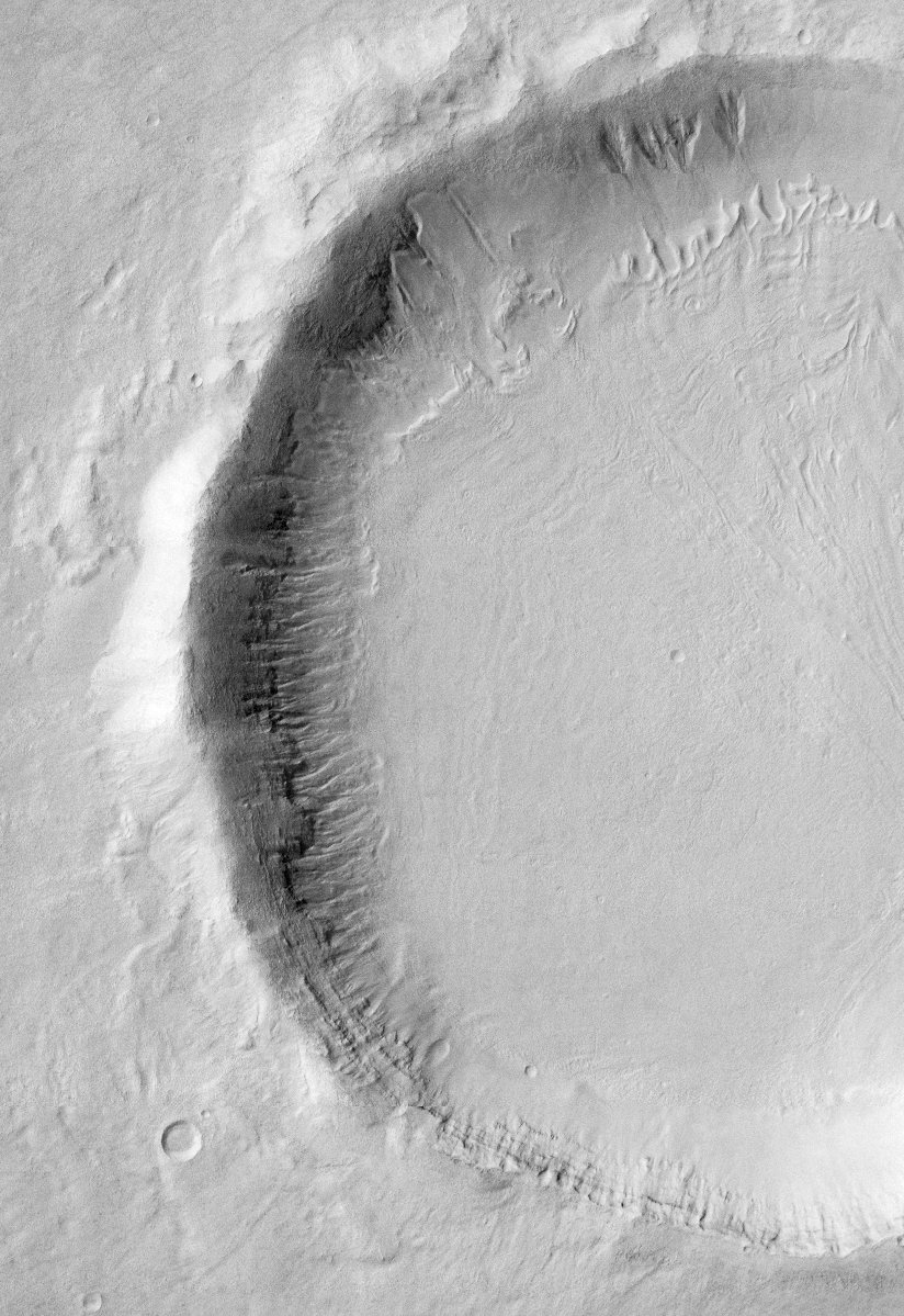 APOD: 2003 February 21 – Melting Snow and the Gullies of Mars