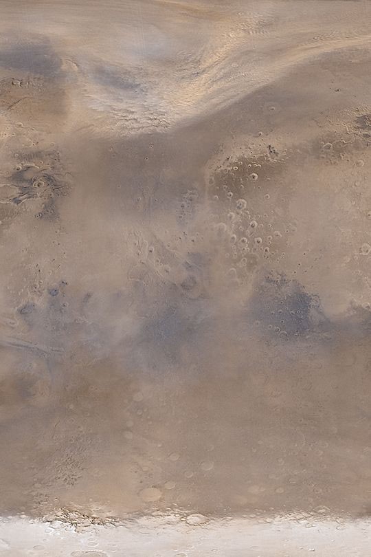 Dust Storm Over Northern Mars — APOD for 2003-07-10