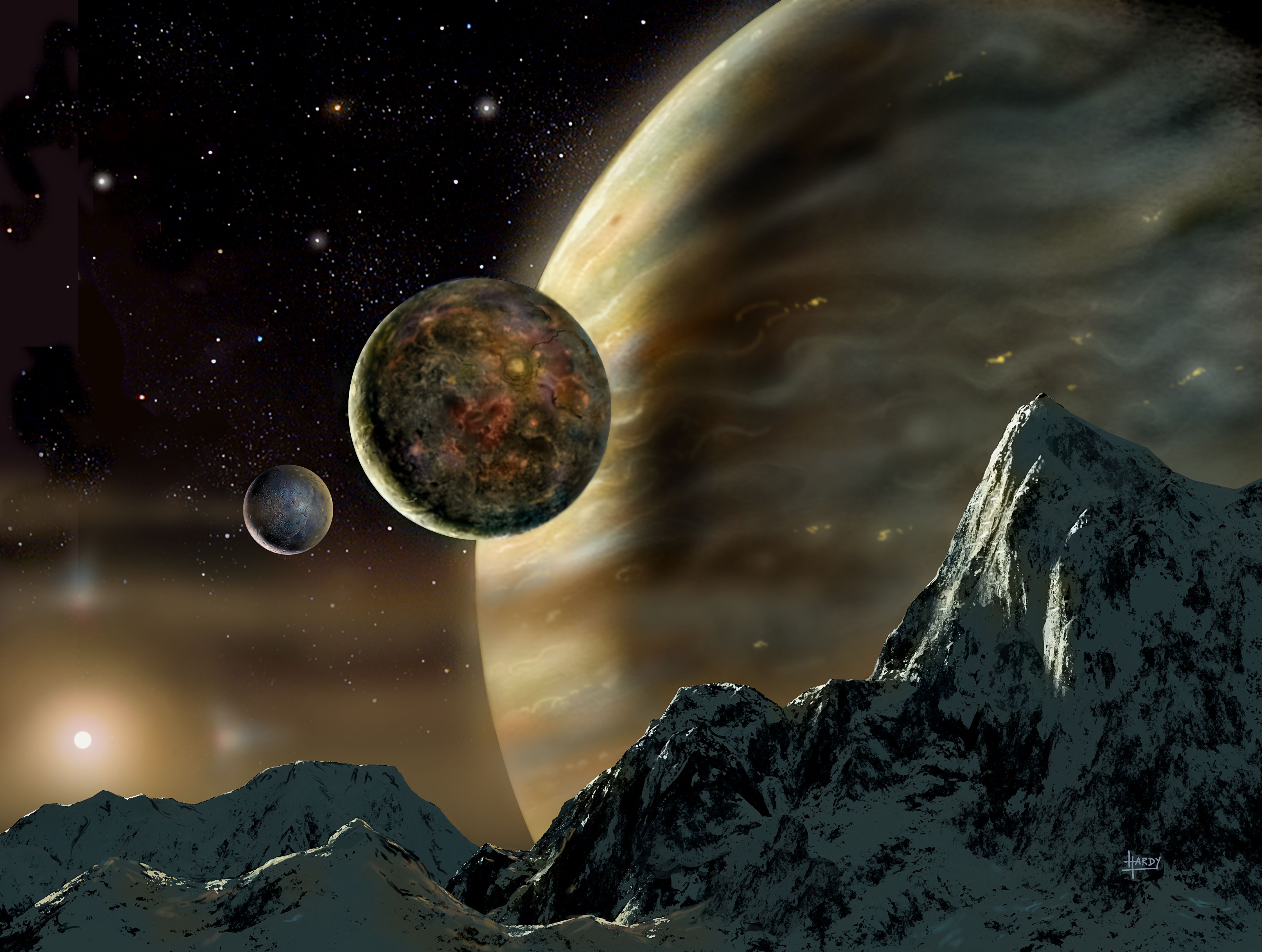 APOD: 2003 July 9 – HD70642: A Star with Similar Planets