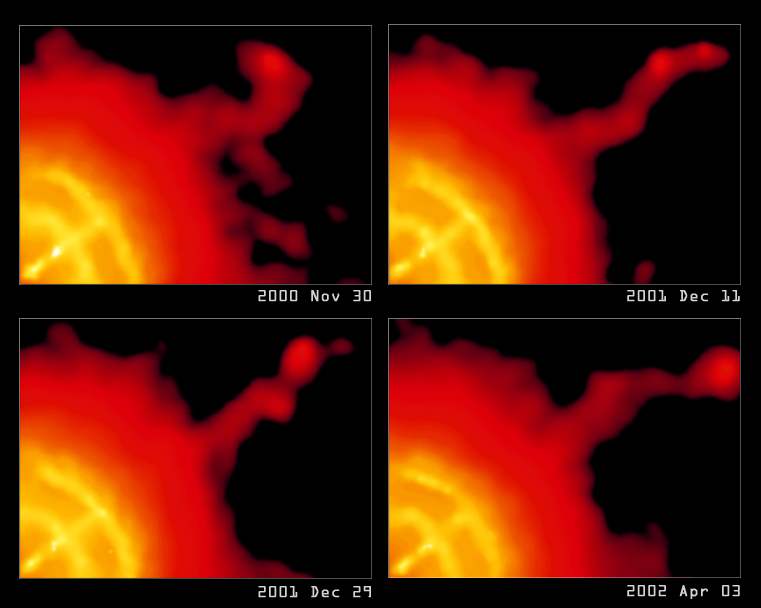 APOD: 2003 July 3 – The Vela Pulsar’s Dynamic Jet