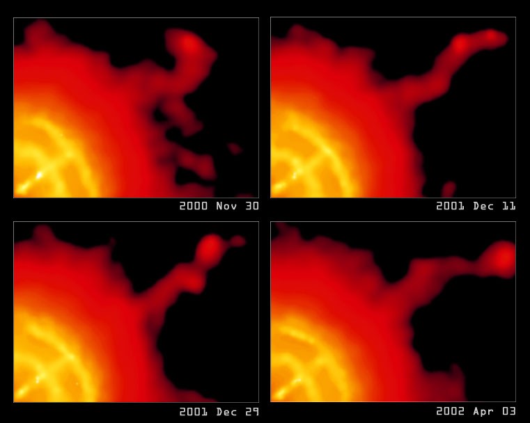 The Vela Pulsar's Dynamic Jet — APOD for 2003-07-03