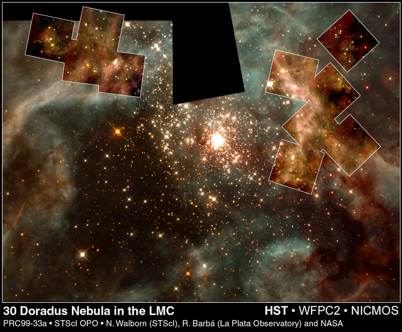 APOD: 2003 June 22 – Massive Stars of 30 Doradus