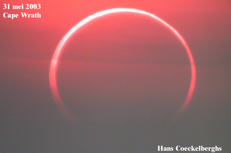 APOD: 2003 June 5 – Ring of Fire from Cape Wrath