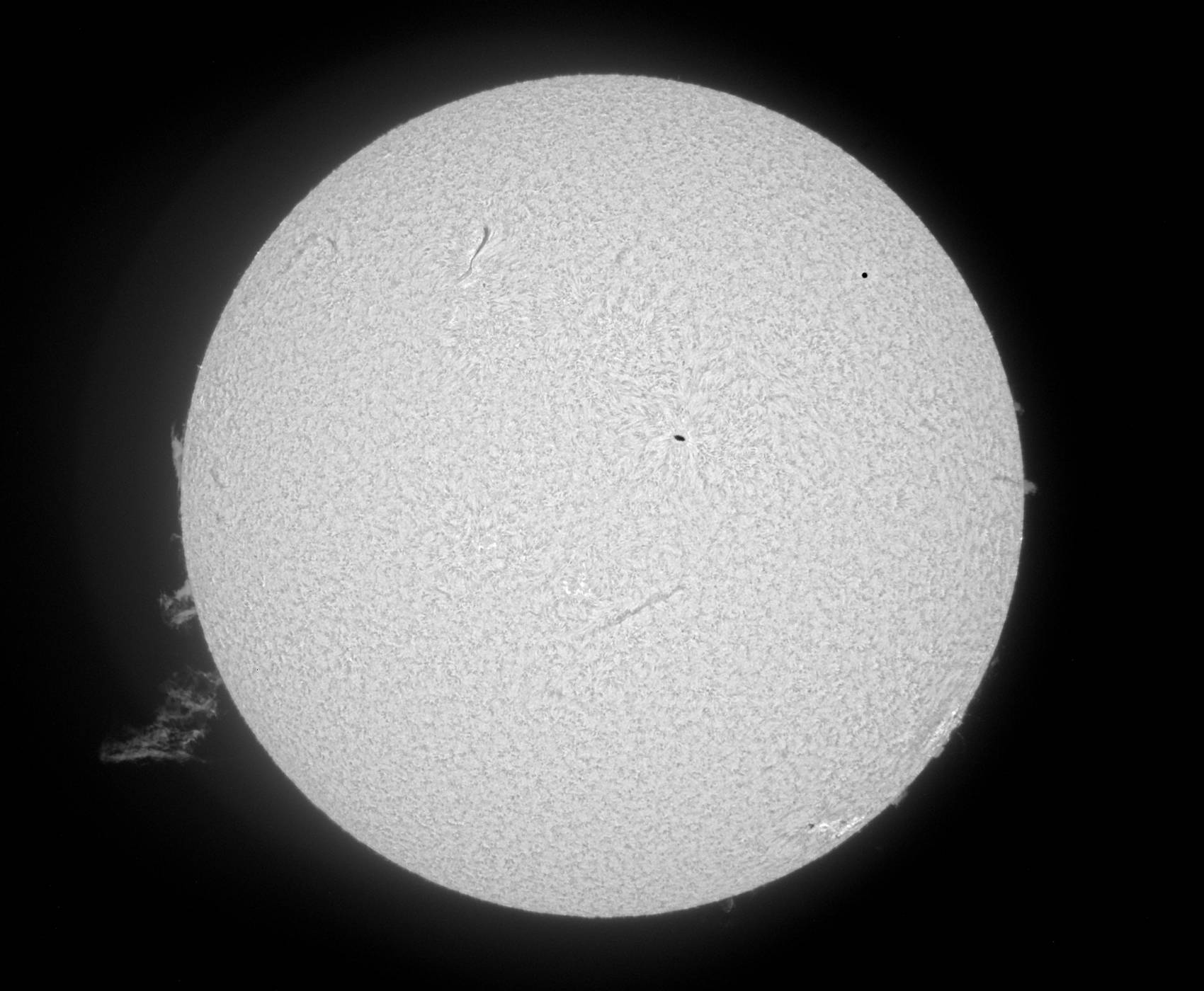 APOD: 2003 May 13 – Mercury Transits the Sun