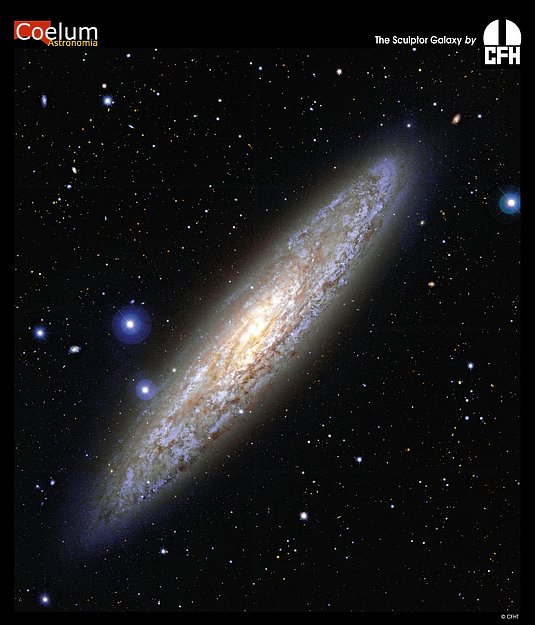 APOD: 2003 May 25 – Spiral Galaxy NGC 253 Almost Sideways