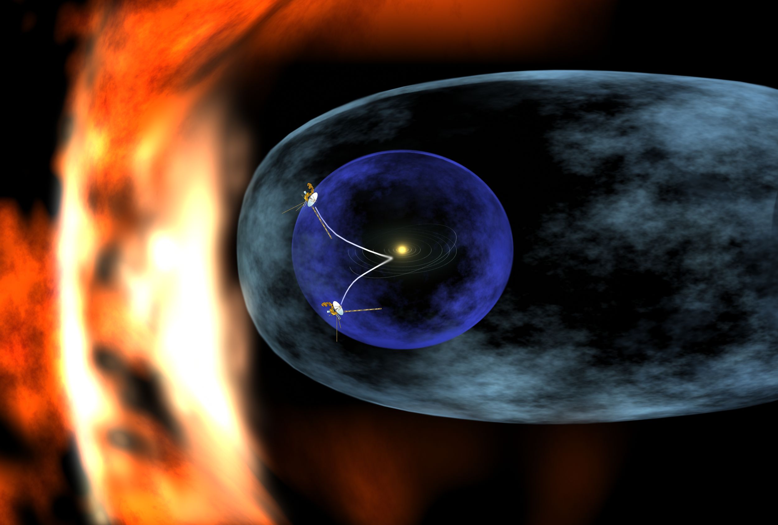 APOD: 2003 November 20 – Voyager at 90 AU