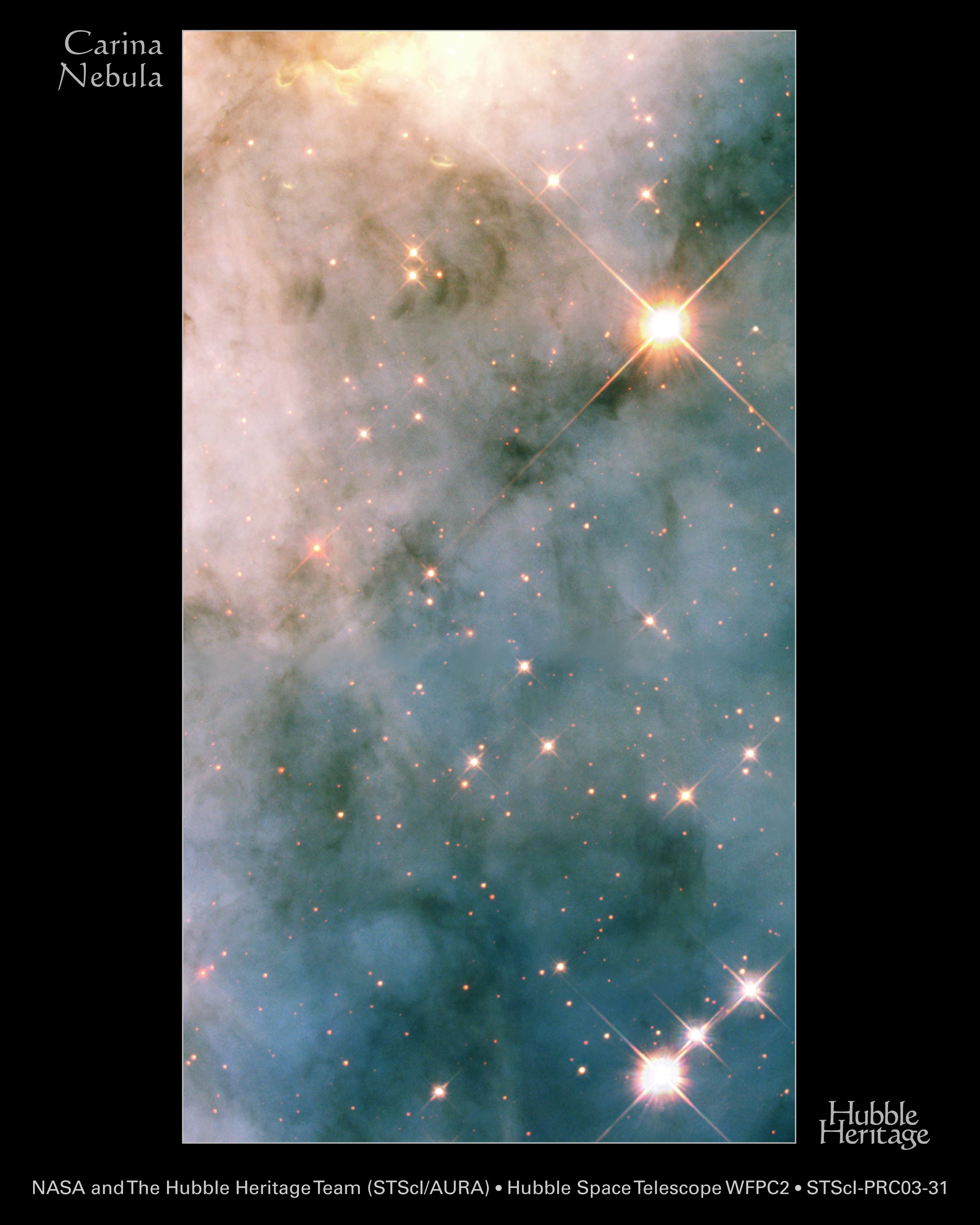 APOD: 2003 November 26 – The Turbulent Neighborhood of Eta Carina