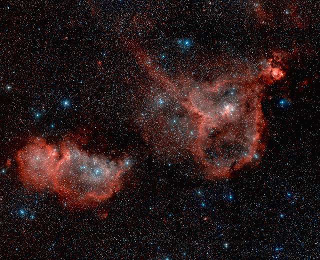 APOD: 2003 October 22 – The Heart and Soul Nebulas