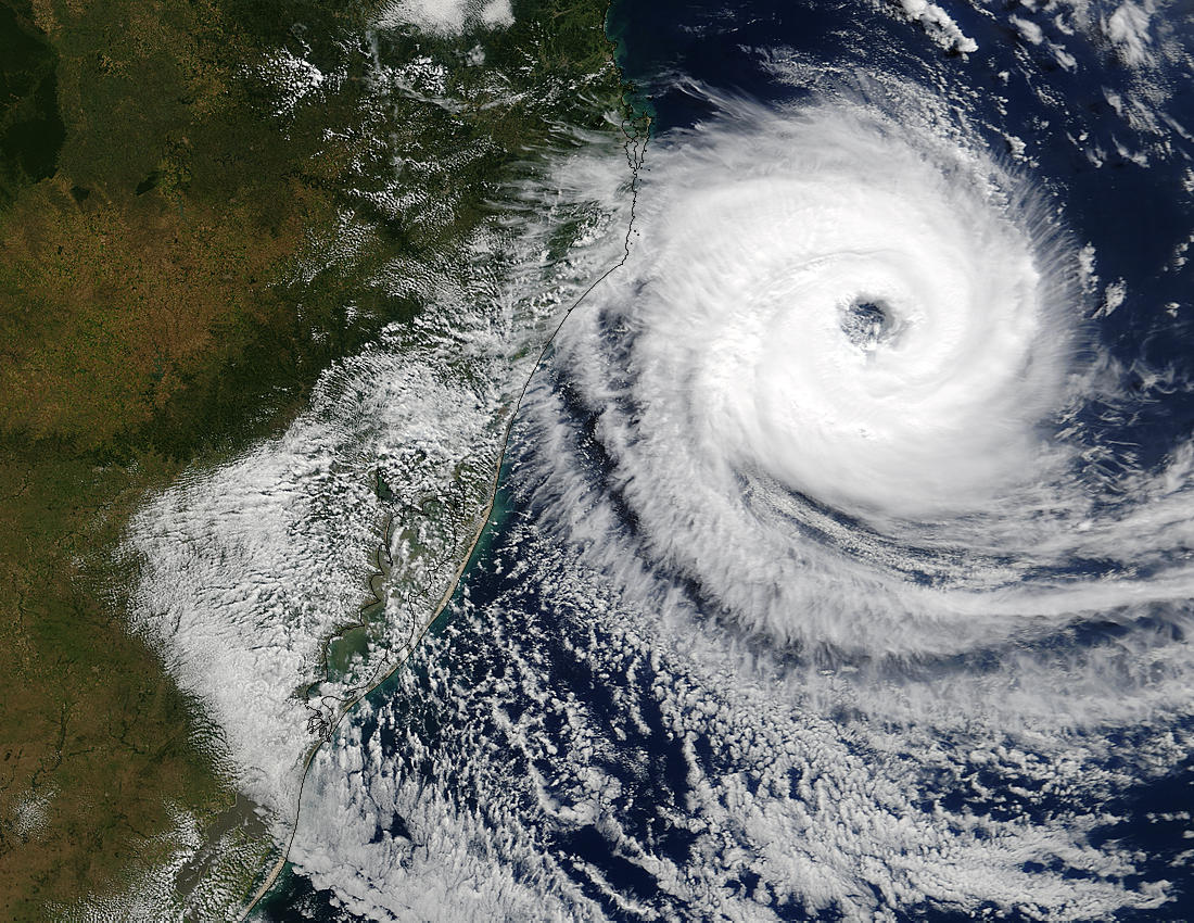 APOD: 2004 April 6 – Unusually Strong Cyclone Off the Brazilian Coast