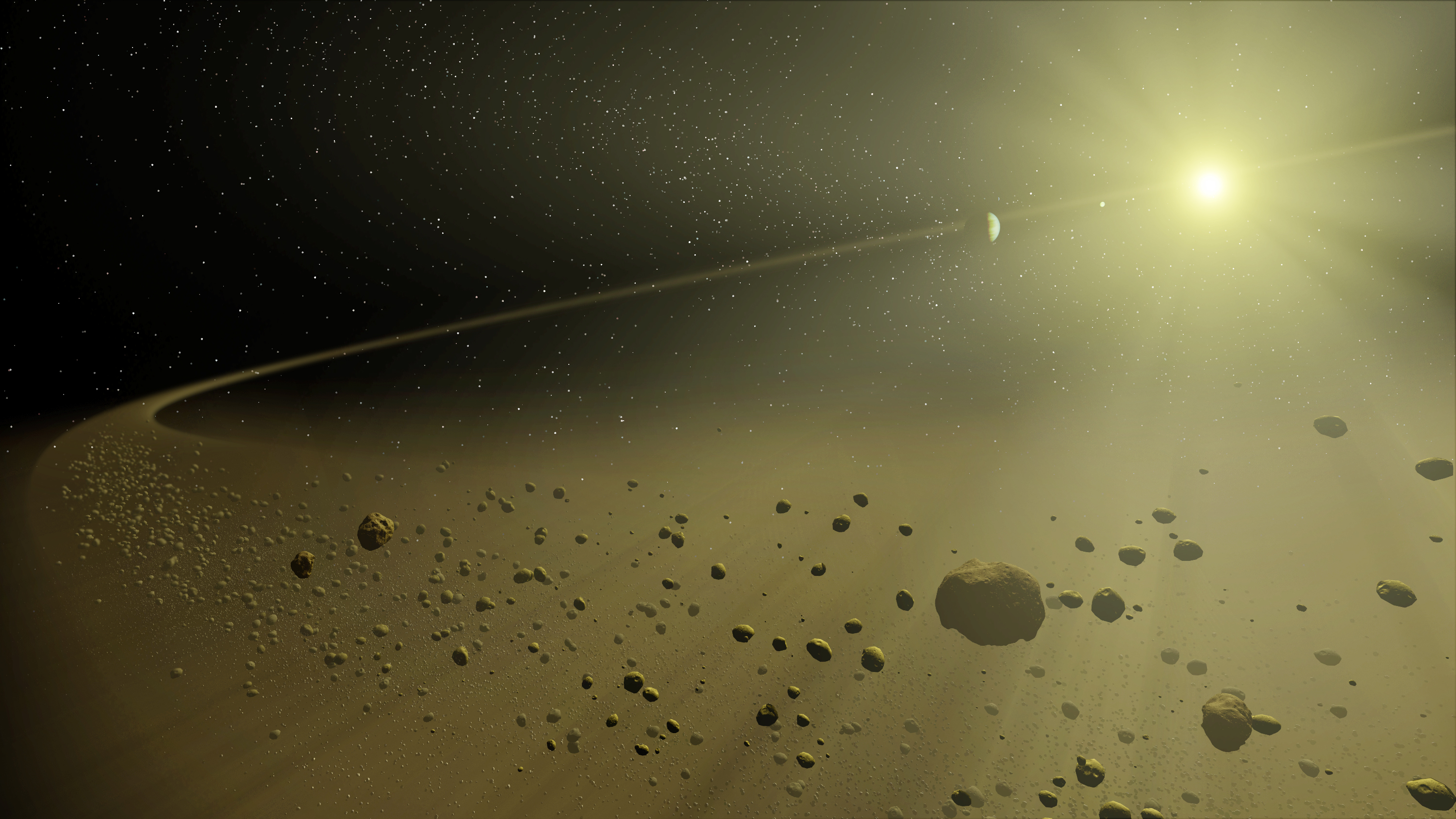APOD: 2004 December 10 – Debris Disks Surround Distant Suns